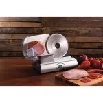 LEM Mighty Bite 200W Silver Meat Slicer with 8.5-inch Stainless Steel Blades thumbnail 4