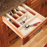 Home Decorators Collection Natural Maple Solid Hardwood Cutlery Divider Tray, 10 x 19 in. thumbnail 3