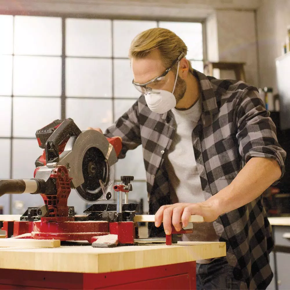 Einhell PXC 18V Cordless 8.5 in. Compound Single-Bevel Miter Saw Kit with 3.0 Ah Battery and Fast Charger