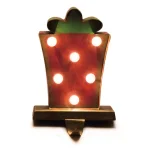 Glitzhome Marquee LED Tree and Gift Box Stocking Holder Set of 2 thumbnail 5