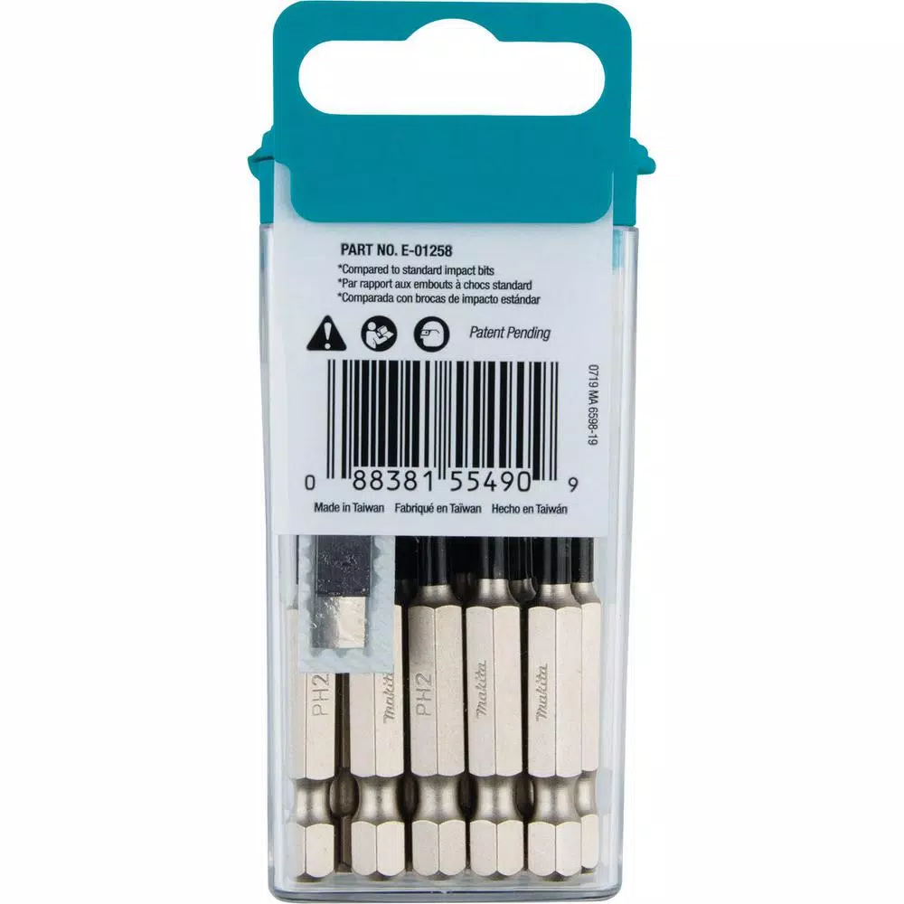 Makita ImpactXPS #2 Phillips 3 in. Power Bits, 15-Pack