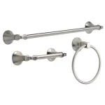 Delta Mandara 3-Piece Bath Hardware Set, SpotShield Brushed Nickel thumbnail 1
