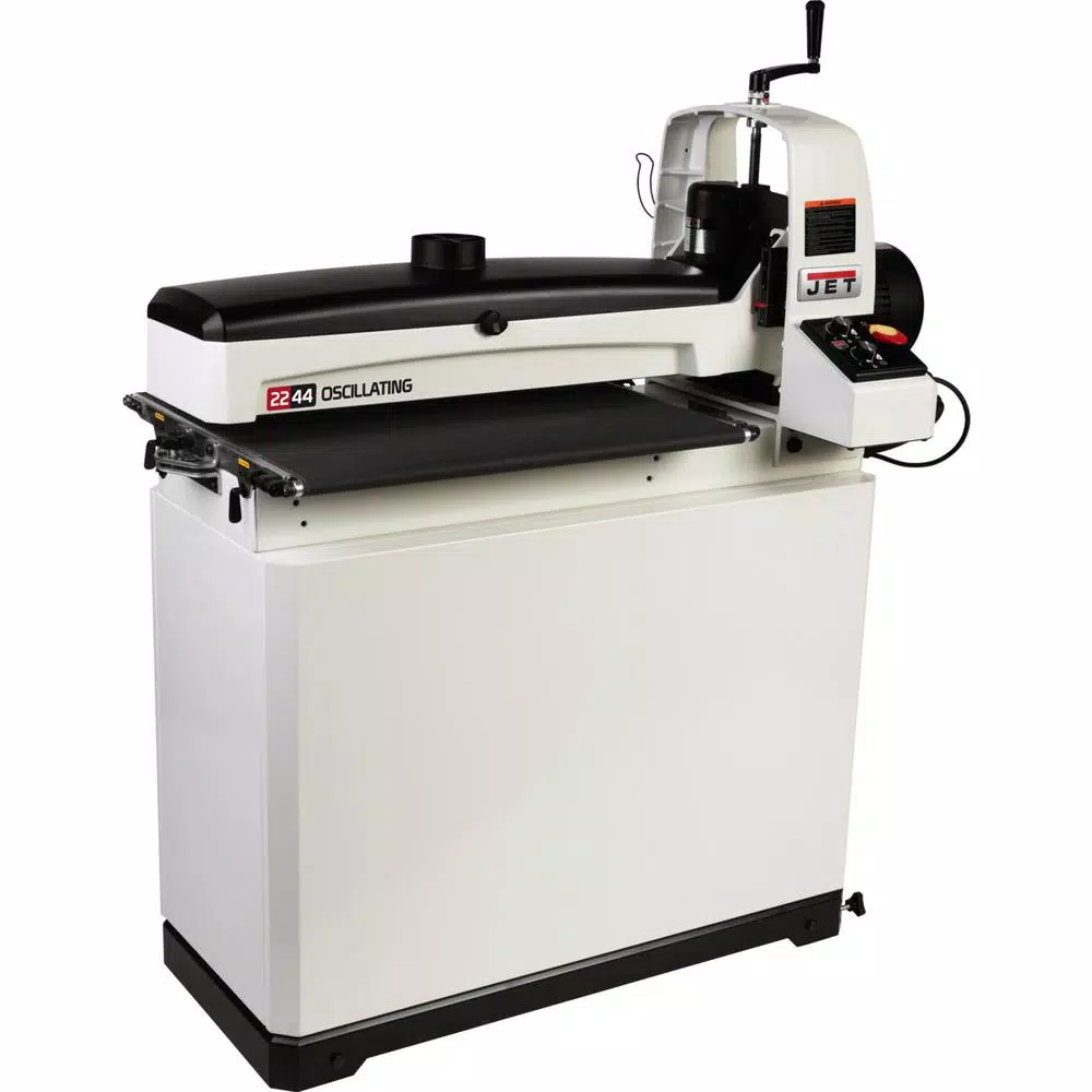 Jet JWDS-2244OSC 22 in./44 in. Oscillating Drum Sander with Closed Stand, 115V