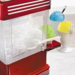 Nostalgia Retro Red Countertop Snow Cone Machine, 300 oz. Capacity Ice Crusher thumbnail 5