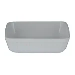 Mason Cash Classic 2-Piece White Stoneware Bakeware Set thumbnail 3