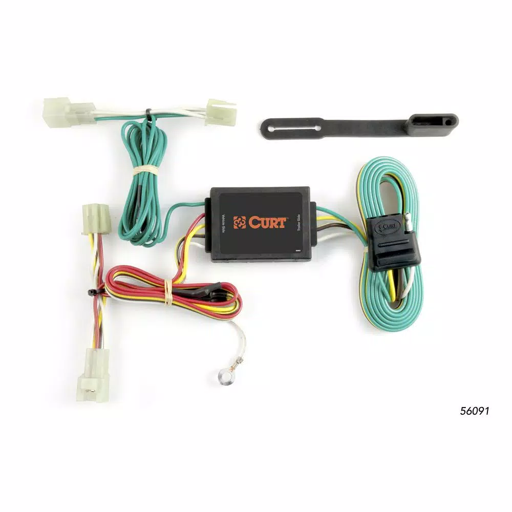 CURT Custom Vehicle-Trailer Wiring Harness for Subaru Legacy Sedan, 4-Way Flat Output