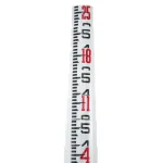 AdirPro 25 ft. Surveyor Oval Leveling Grade Rod, 10ths Scale, Fiberglass thumbnail 2