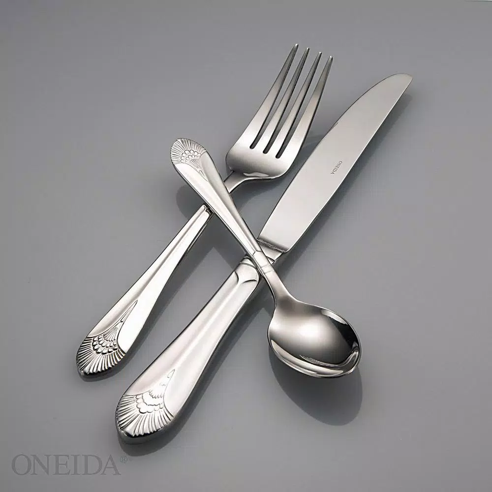 Oneida New York 18/10 Stainless Steel Iced Tea Spoons, Set of 12