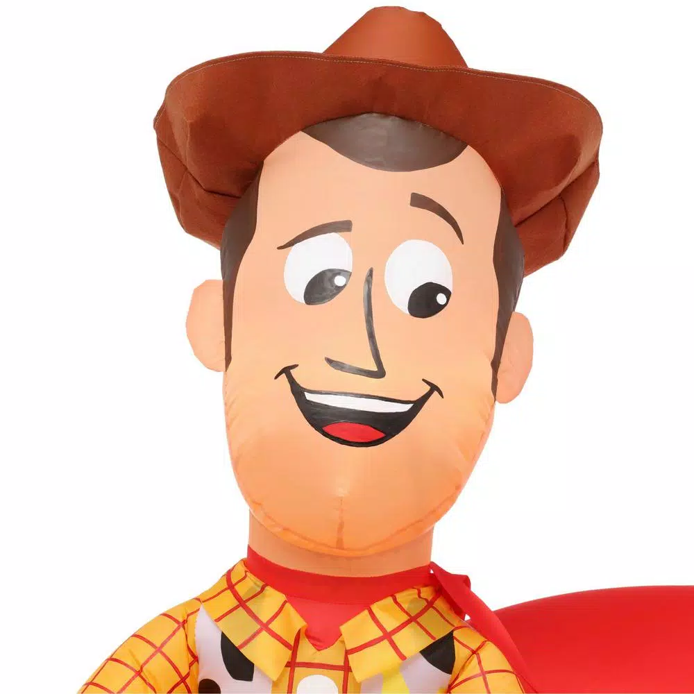 Disney Pixar Toy Story Woody and Slinky 5.6 ft. Pre-lit Inflatable Airblown Holiday Scene