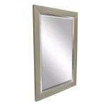Unbranded Classic Gray Wash and Silver Beveled Glass Rectangle Accent Mirror (43.5 x 31.5 in) thumbnail 2