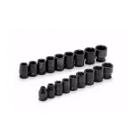 Husky 18-Piece 3/8 in. Drive SAE/Metric Impact Socket Set thumbnail 1