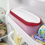 Tovolo Glide-A-Scoop 1.5 Qt. Ice Cream Tub, Insulated Airtight Freezer Container with Non-Slip Base, Cayenne thumbnail 1