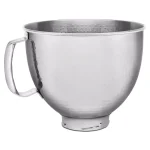 KitchenAid 5 Qt. Hammered Stainless Steel Tilt-Head Mixer Bowl thumbnail 1