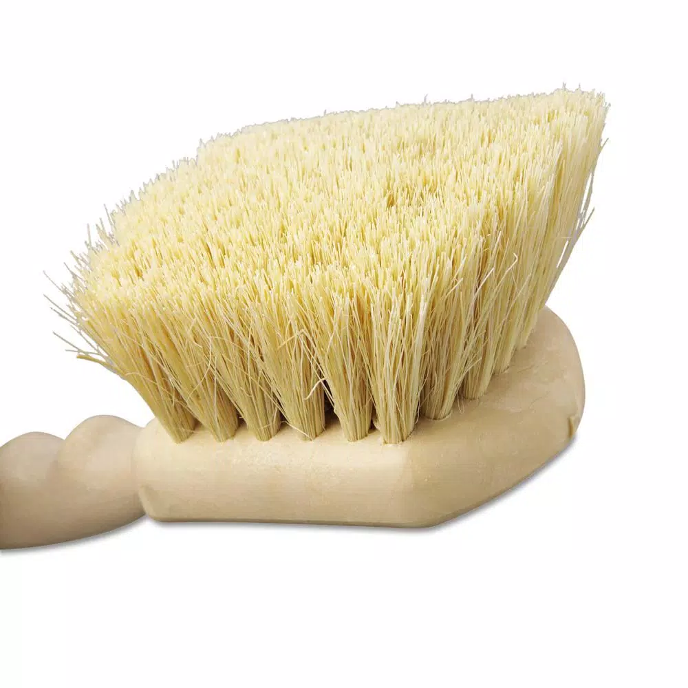ProLine 8.5 in. Tampico Bristle Utility Brush with Ergonomic Tan Handle