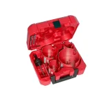 Milwaukee BIG HAWG Carbide Hole Saw Kit, 8-Piece Multi-Material Set thumbnail 1