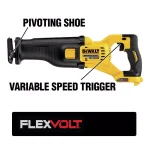 DEWALT DCS388B FLEXVOLT 60V MAX Cordless Brushless Reciprocating Saw (Tool Only) thumbnail 2
