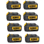 DEWALT 20V MAX 3.0Ah Lithium-Ion Battery Pack, 8-Pack thumbnail 1