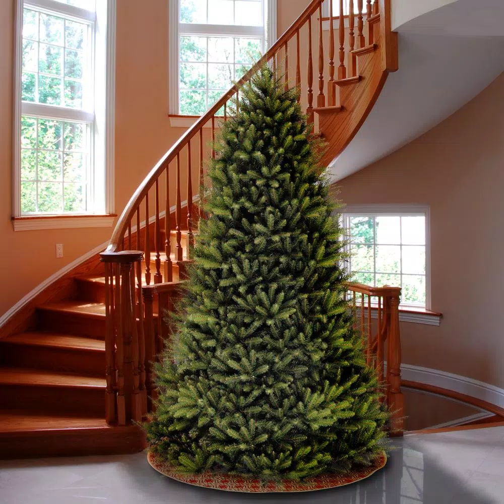 National Tree Company 10 ft. Dunhill Fir Artificial Christmas Tree, Full Body, 5090 Tips, Unlit