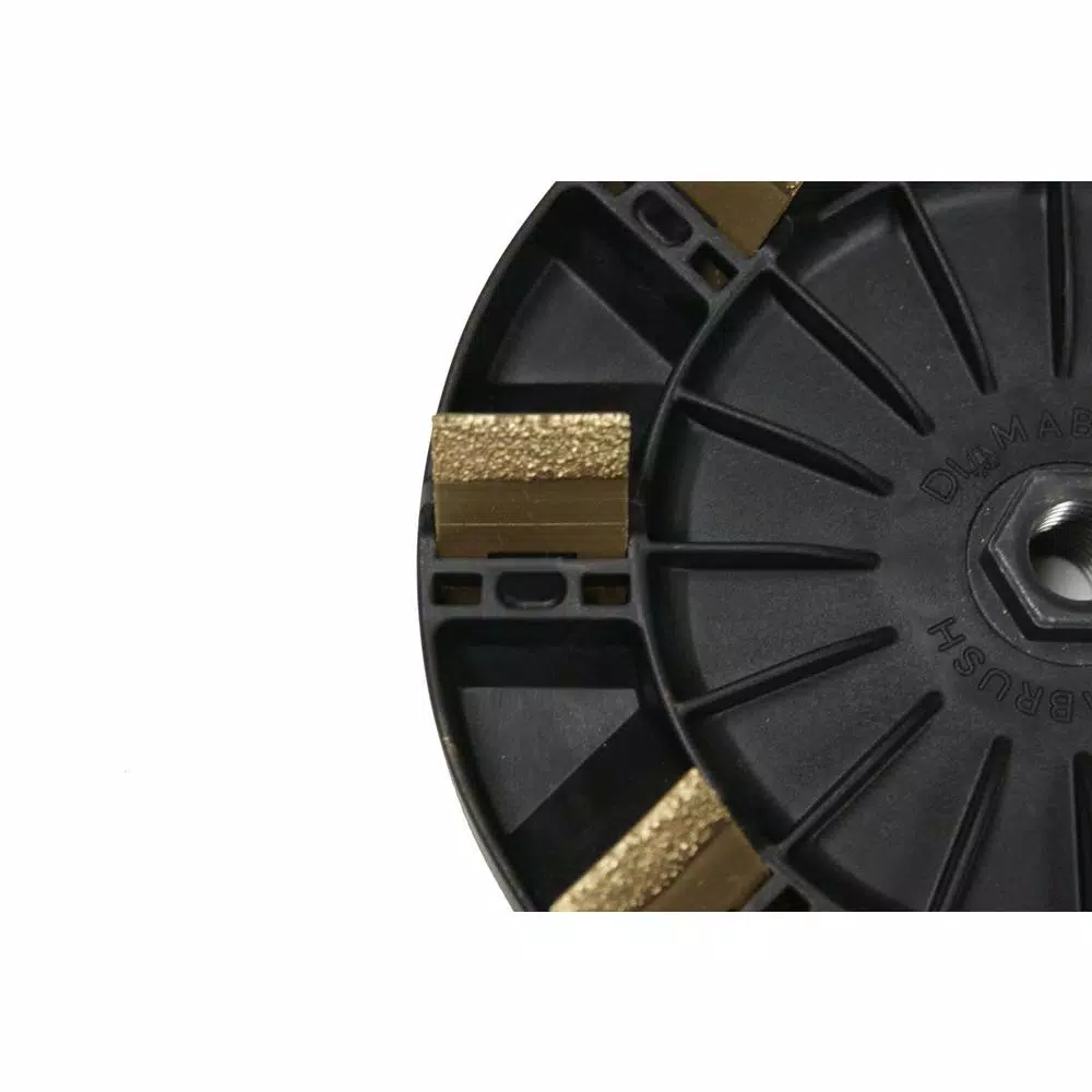 Diamabrush 7 in. Concrete Removal Tool - Abrasive Grinding Attachment for Glues, Epoxies & Coatings