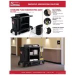 Suncast Commercial Carry Caddy for Housekeeping Carts, Black Resin Organizer thumbnail 5