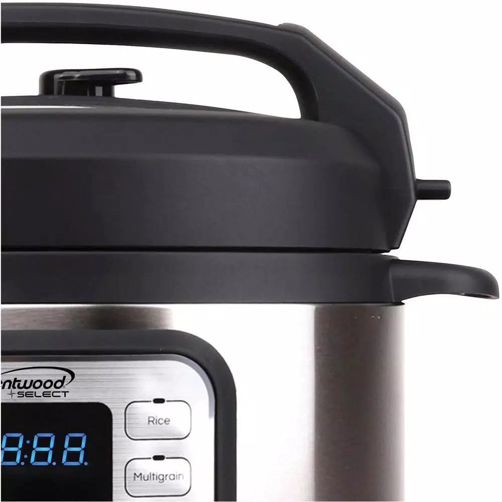 Unbranded Brentwood Appliances 6 Qt. Easy Pot 8-in-1 Electric Multicooker with LED Display, Silver