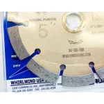 Whirlwind USA 5 in. Segmented Diamond Blade for Concrete, Stone, Brick, and Masonry thumbnail 5