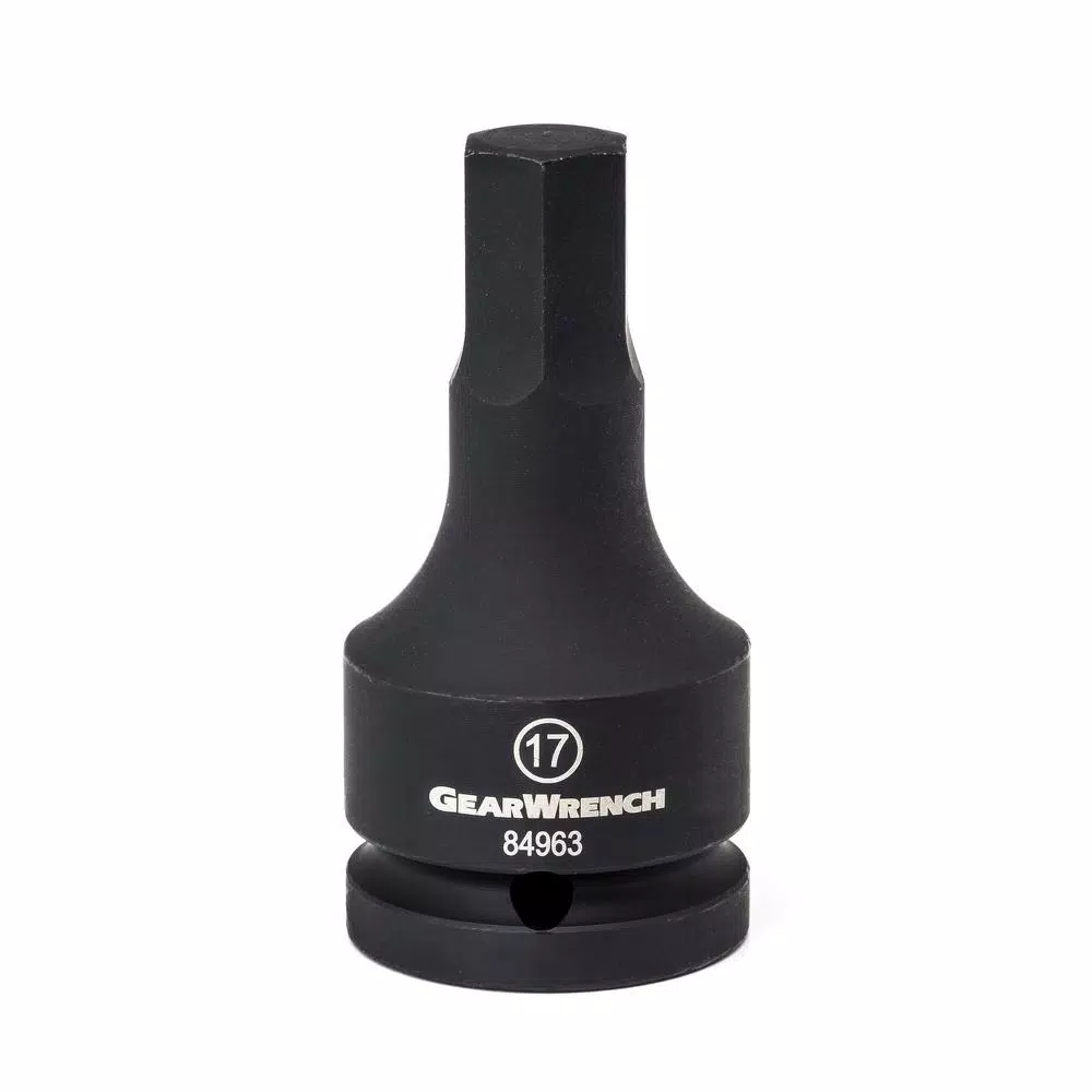GearWrench 19 mm 3/4 in. Drive Metric Hex Bit Deep Impact Socket