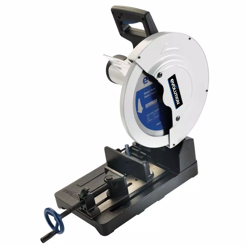 Evolution Power Tools Evolution EVOSAW380 14 in. Steel Cutting Chop Saw with 66 Tooth Carbide Tipped Blade