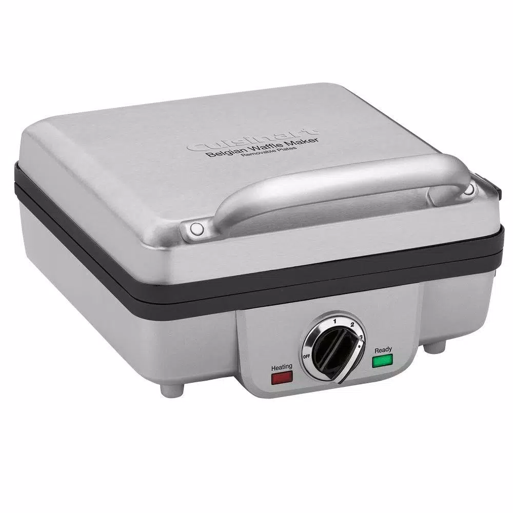 Cuisinart Breakfast Central 4-Slice Belgian Waffle and Pancake Maker, Stainless Steel