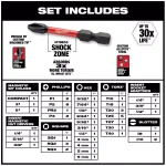 Milwaukee SHOCKWAVE 55-Piece Impact Duty Driver Bit Set thumbnail 2