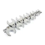 TEKTON 10-Piece 3/8 in. Drive Metric Crowfoot Wrench Set, 10-24 mm thumbnail 5