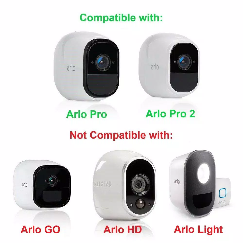 Wasserstein Anti-Theft Security Chain for Arlo Pro and Arlo Pro 2, White