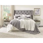 Safavieh Emilia Cream Striped 18 in. x 18 in. Cotton Throw Pillow with Down Alternative Fill thumbnail 4