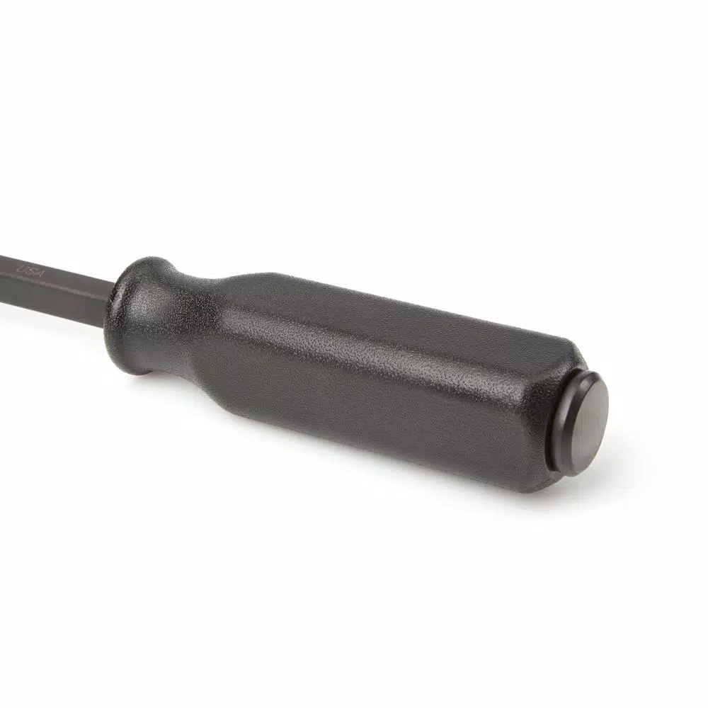 TEKTON 12 in. Angled Tip Pry Bar with Steel Striking Cap