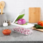 Classic Cuisine 7-in-1 Chopper Mandoline Slicer with Storage Base thumbnail 6