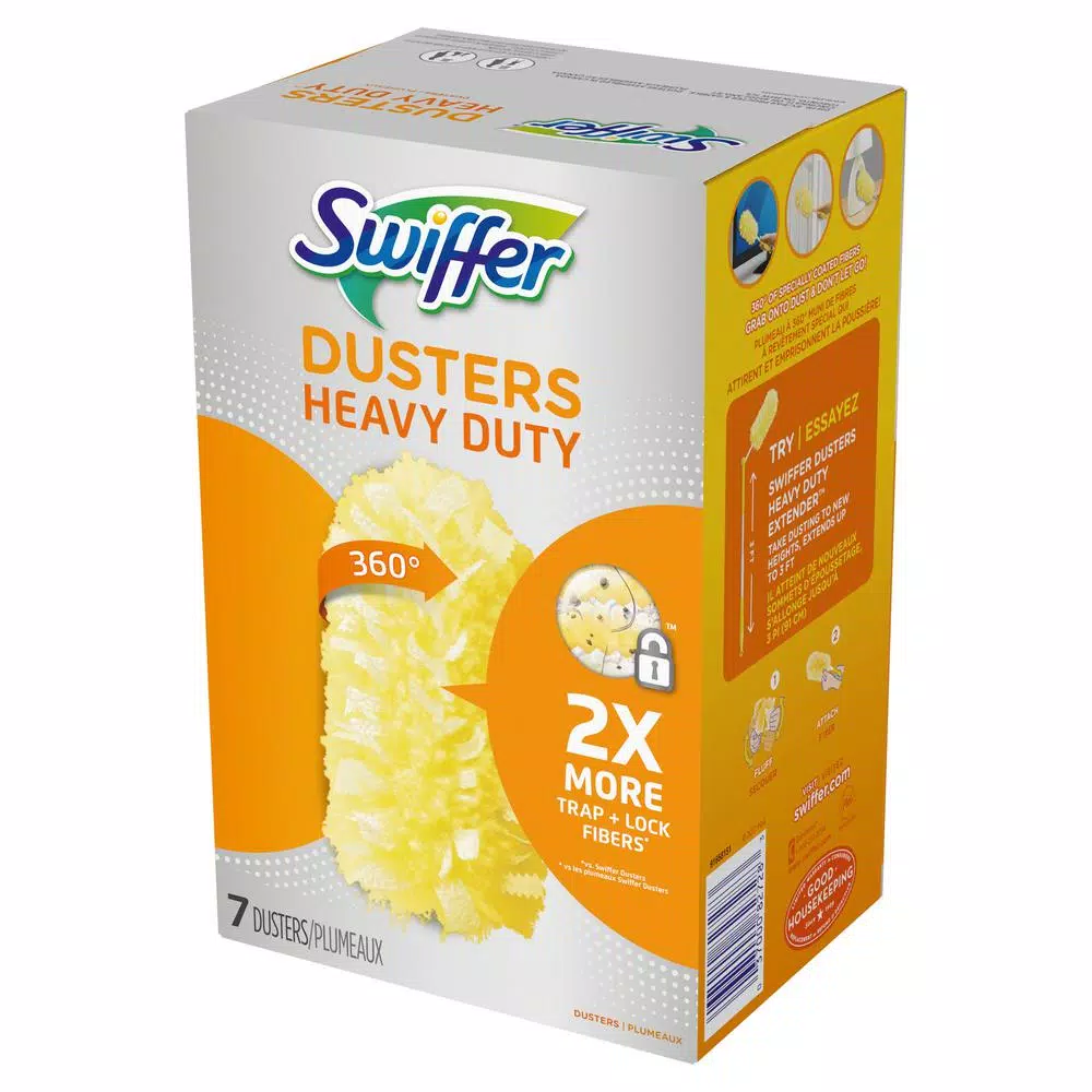 Swiffer Heavy Duty Dusters Unscented Disposable Refills, 7-Count