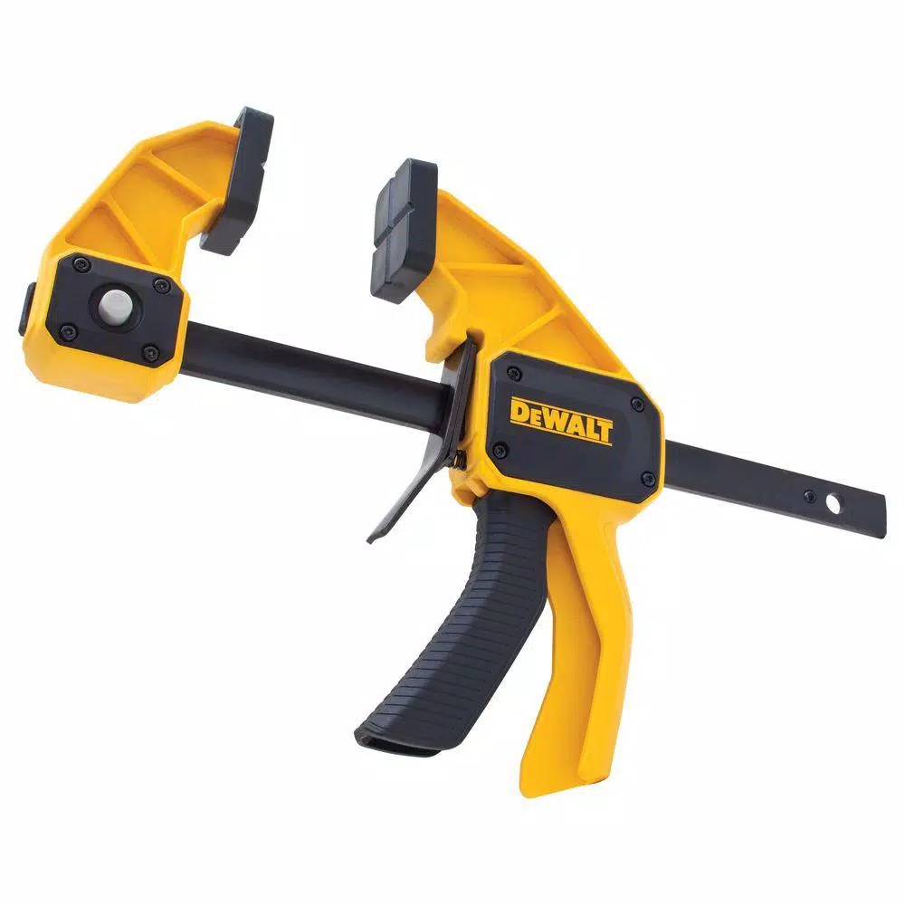 DEWALT 6 in. Trigger Clamp with 300 lbs. Clamping Strength and 3.25 in. Throat Depth