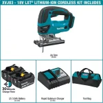 Makita 18V LXT Cordless Jig Saw Kit with 2 Batteries and Rapid Optimum Charger thumbnail 2