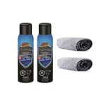 Dry Shine Foaming Glass Cleaner 18.2 oz. with 2-Pack Dual Pile Microfiber Towels thumbnail 1