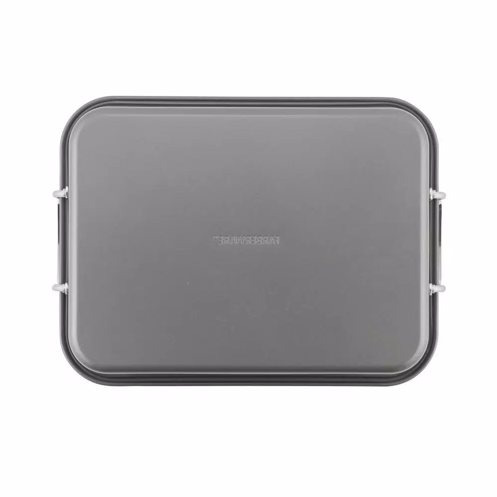 Farberware Nonstick Steel Roasting Pan with Elevated Rack