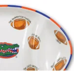 Magnolia Lane Florida Ceramic Football Tailgating Platter - Officially Licensed NCAA Collegiate Serving Tray thumbnail 2