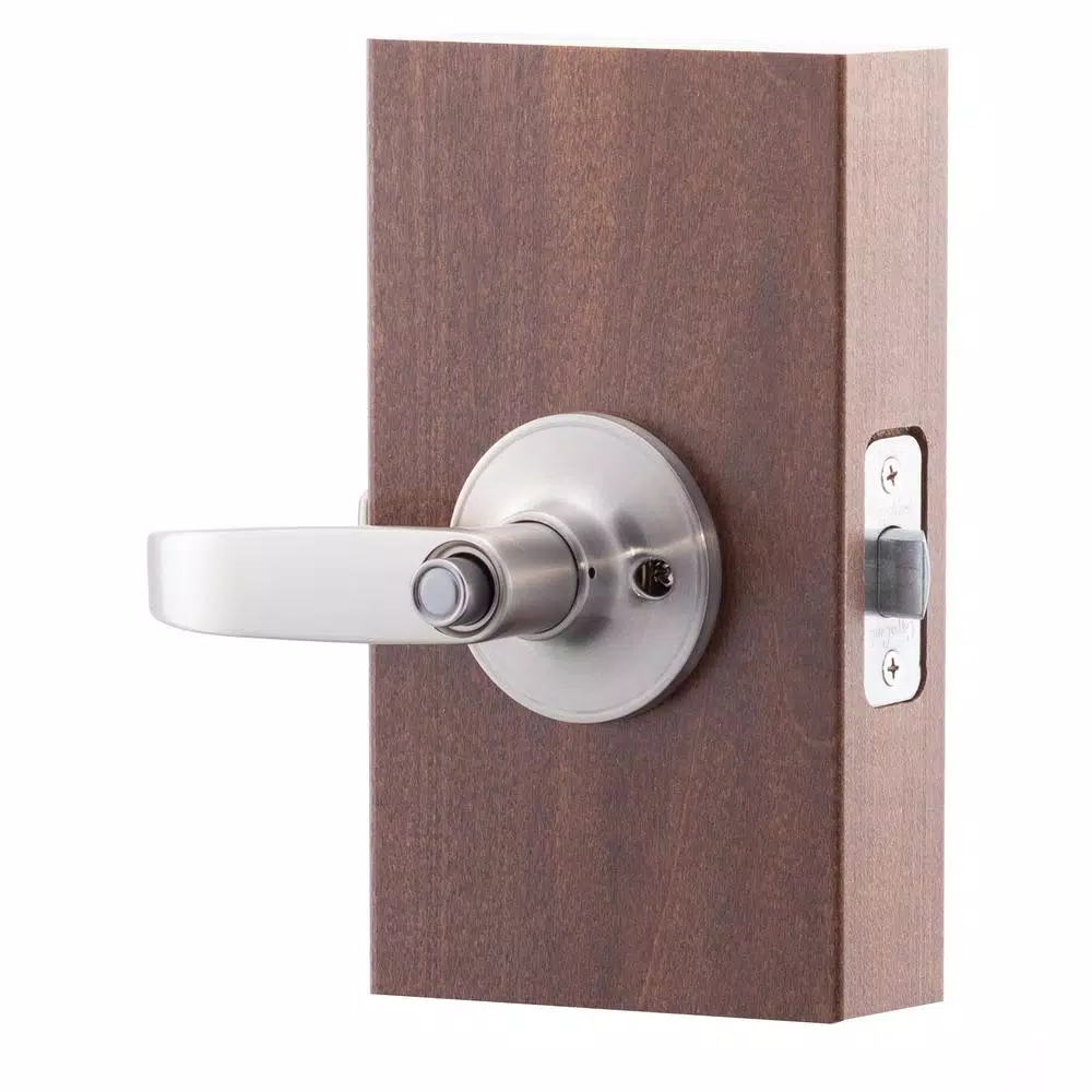Copper Creek Erin Satin Stainless Keyed Entry Door Lever