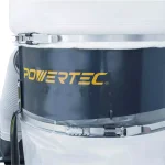 POWERTEC 1.5 HP Portable Dust Collector, 1250 CFM, 2.5 Micron Filtration thumbnail 2