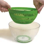Ozeri FRESHSPIN Salad Spinner and Serving Bowl, Swiss Designed, BPA-Free, Green thumbnail 7