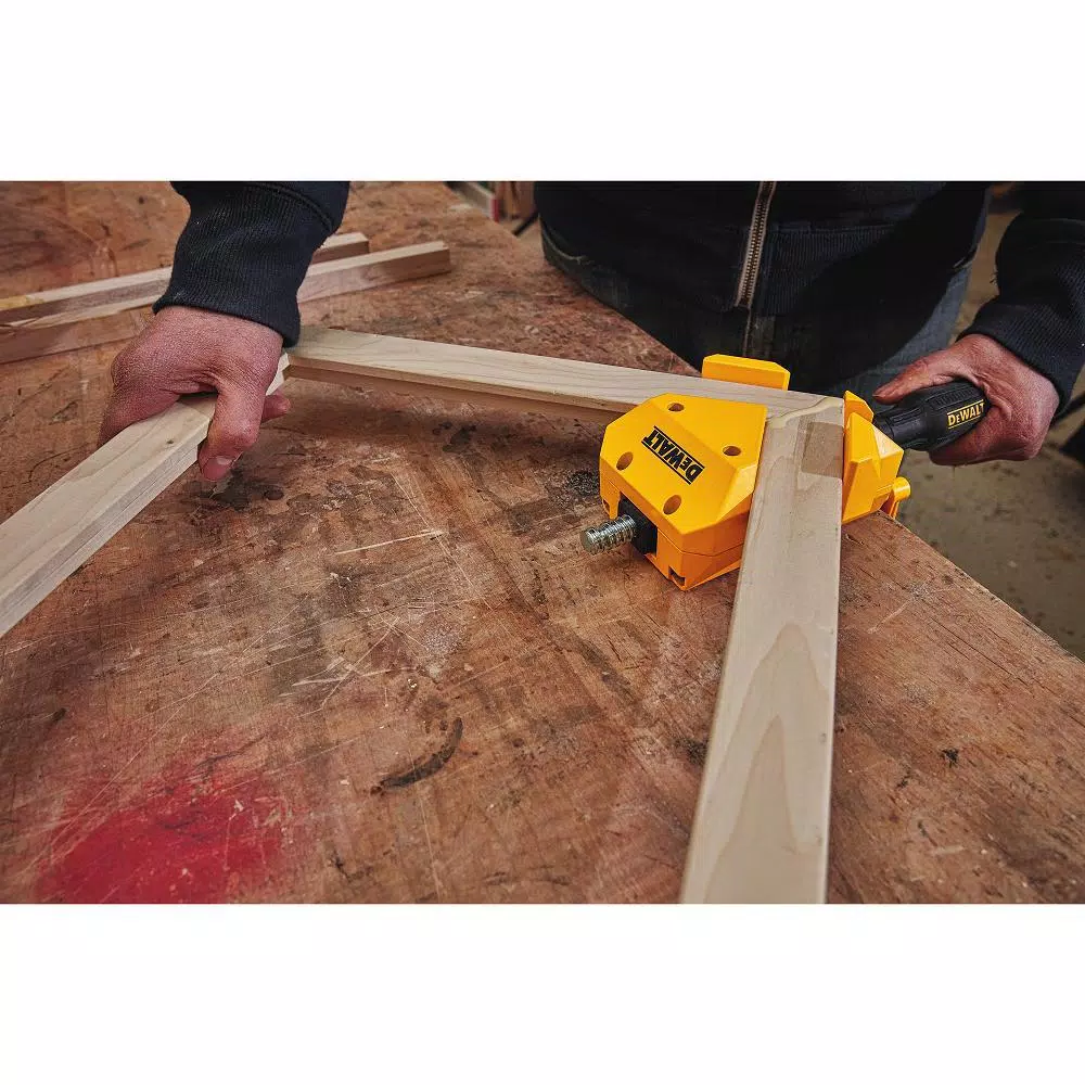 DEWALT 90-Degree Corner Clamp with 2 Table Clamps, 250 lb. Clamping Force