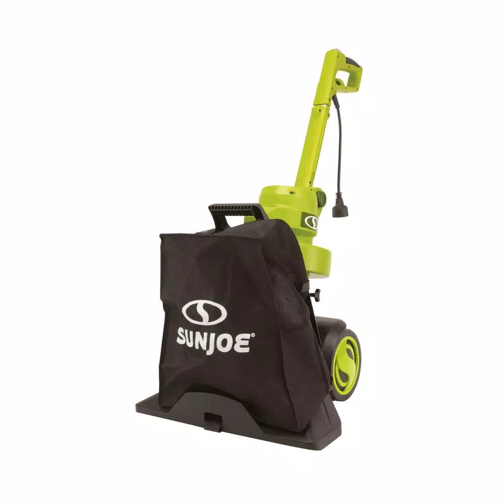 Sun Joe 3-in-1 Walk Behind Electric Vacuum, Blower, and Mulcher, 14 Amp, 600 CFM, 165 MPH
