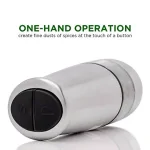 Ovente 2-in-1 Electric Salt and Pepper Grinder, Stainless Steel Silver, Battery Operated thumbnail 2