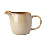 Oneida Sama White Porcelain Creamer, 3 oz. Reactive Glaze, Set of 24 thumbnail 1