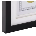 KG Kieragrace KG Morgan Double Mat Photo Frame, Black, 11.5 x 14 in. (Holds 8.5 x 11 in. Document) thumbnail 3