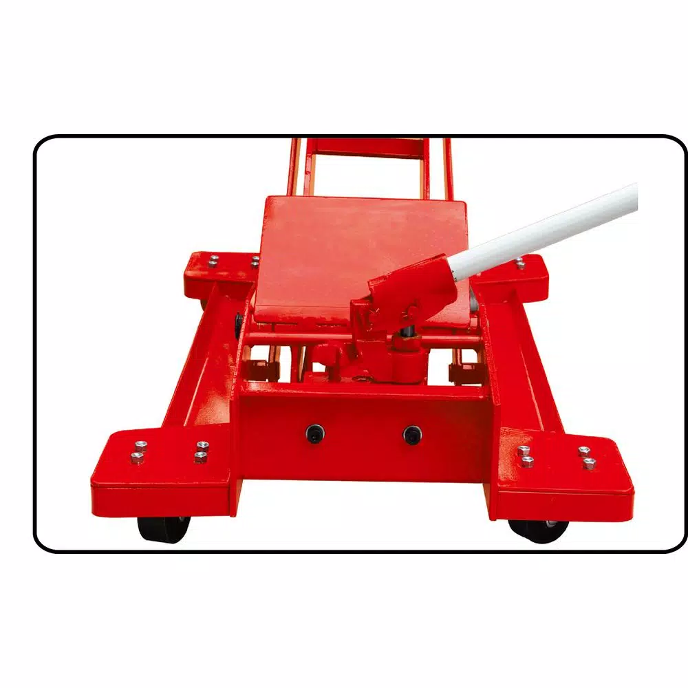 Big Red 1,000 lb. Roll-Under Transmission Jack with Hydraulic Lift